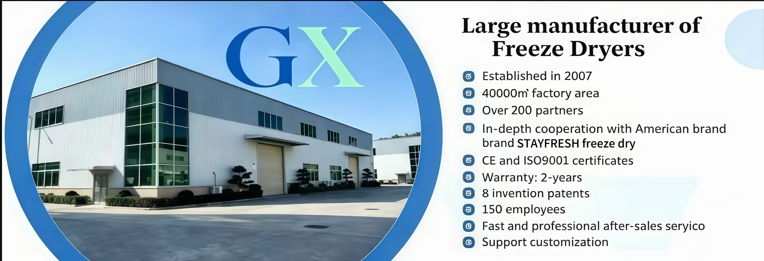 गुणवत्ता होम फ़्रीज़ ड्रायर फैक्टरी