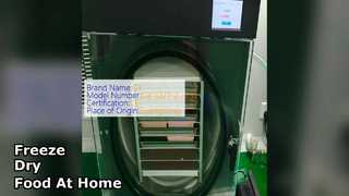 होम फ़्रीज़ ड्रायर भोजन को लंबे समय तक सुरक्षित रखता है