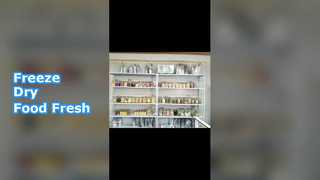 होम फ़्रीज़ ड्रायर भोजन को आसानी से सुरक्षित रखता है