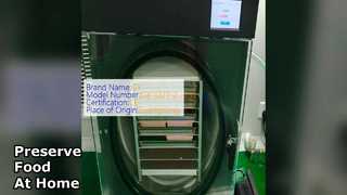 लंबे समय तक चलने वाले भोजन के लिए होम फ़्रीज़ ड्रायर