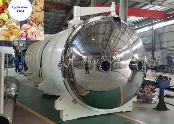 1000 किलोग्राम खाद्य फल वैक्यूम फ्रीज सुखाने की मशीन 133pa के भीतर