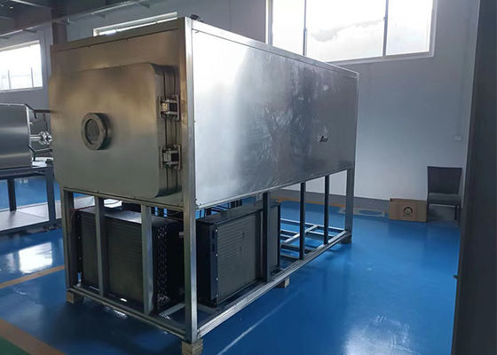 -40C-80C खाद्य वैक्यूम फ्रीज ड्रायर 500kg/बैच इलेक्ट्रिक हीटिंग