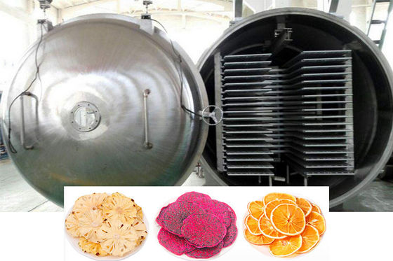 100-200kg Lyophilizer फ्रीज ड्रायर पीएलसी नियंत्रण इलेक्ट्रिक हीटिंग