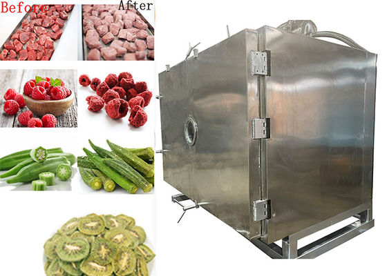 इलेक्ट्रिक हीटिंग सिस्टम के साथ कम शोर औद्योगिक फ्रीज ड्रायर 200 KG/बैच