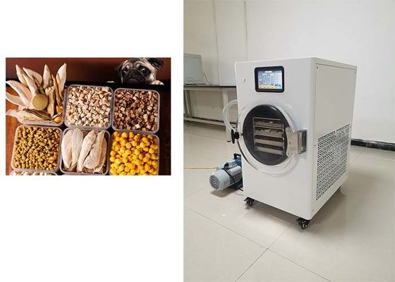 कॉम्पैक्ट स्टेनलेस स्टील फ्रीज ड्रायर 1600W 90kg वजन 19~23 घंटे फ्रीज ड्राई चक्र