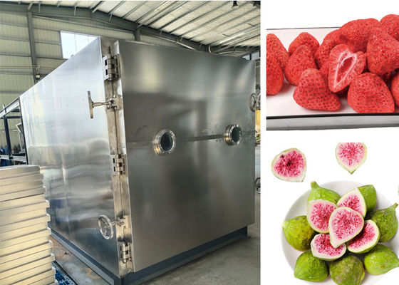 बड़े खाद्य पदार्थ वैक्यूम फ्रीज ड्रायर 300kg/बैच Lyophilizer सुखाने