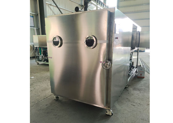 200 किलोग्राम/बैच क्षमता खाद्य वैक्यूम फ्रीज ड्रायर 65KW पीएलसी नियंत्रण