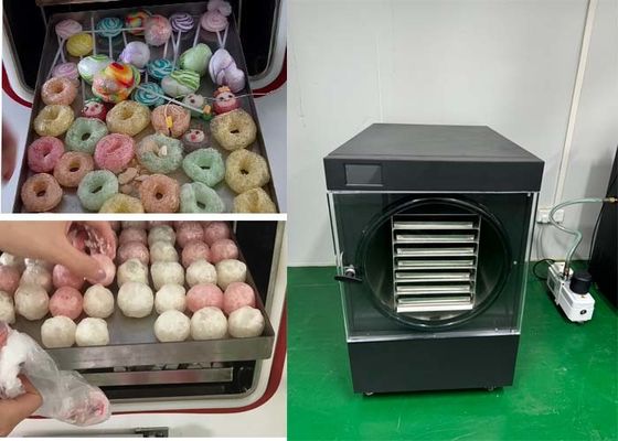 फ्रीज सूखी कैंडी मशीन दोहरी शीतलन प्रणाली 110V / 220V वोल्टेज