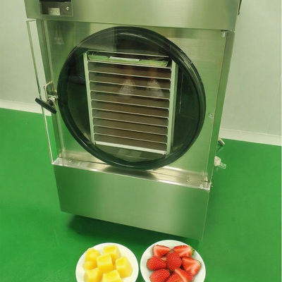 304 स्टेनलेस स्टील और बोश पंप के साथ वाणिज्यिक लियोफिलिज़र - उच्च दक्षता फ्रीज ड्रायर