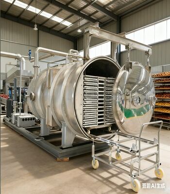 भारी शुल्क 200 किलोग्राम फ्रीज ड्रायरः वाणिज्यिक खाद्य दवा उत्पादन के लिए अधिकतम आरओआई