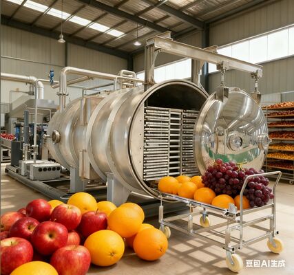 औद्योगिक 200 किलोग्राम फ्रीज-ड्रायरः बड़े पैमाने पर खाद्य एवं औषधीय उत्पादन के लिए उच्च क्षमता, वाणिज्यिक-ग्रेड