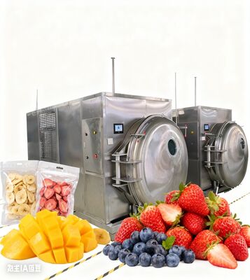 बड़े पैमाने पर लाइयोफिलाइज़र: उच्च मात्रा में संरक्षण के लिए स्वचालित, ऊर्जा-कुशल औद्योगिक फ्रीज ड्रायर