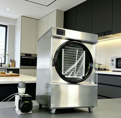 इसे सेट करें और इसे भूल जाओ फ्रीज ड्राईंग। स्मार्ट सेंसर, 4 ट्रे और आसान साफ आंतरिक के साथ स्वचालित घर फ्रीज ड्रायर