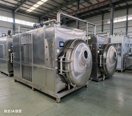 उत्पादन को बढ़ाएं, लाभ अधिकतम करें! उन्नत पीएलसी नियंत्रण, सीआईपी स्वच्छता प्रणाली और 24/7 निरंतर भारी शुल्क संचालन के साथ 200 किलो औद्योगिक फ्रीज ड्रायर